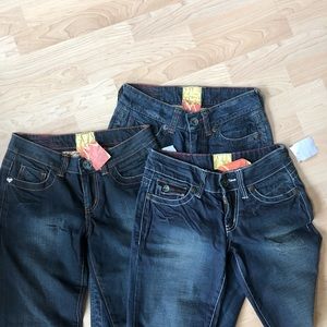 3 pairs of Marlow jeans